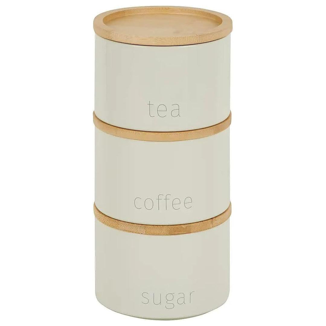 Tea Coffee Sugar Canister Set