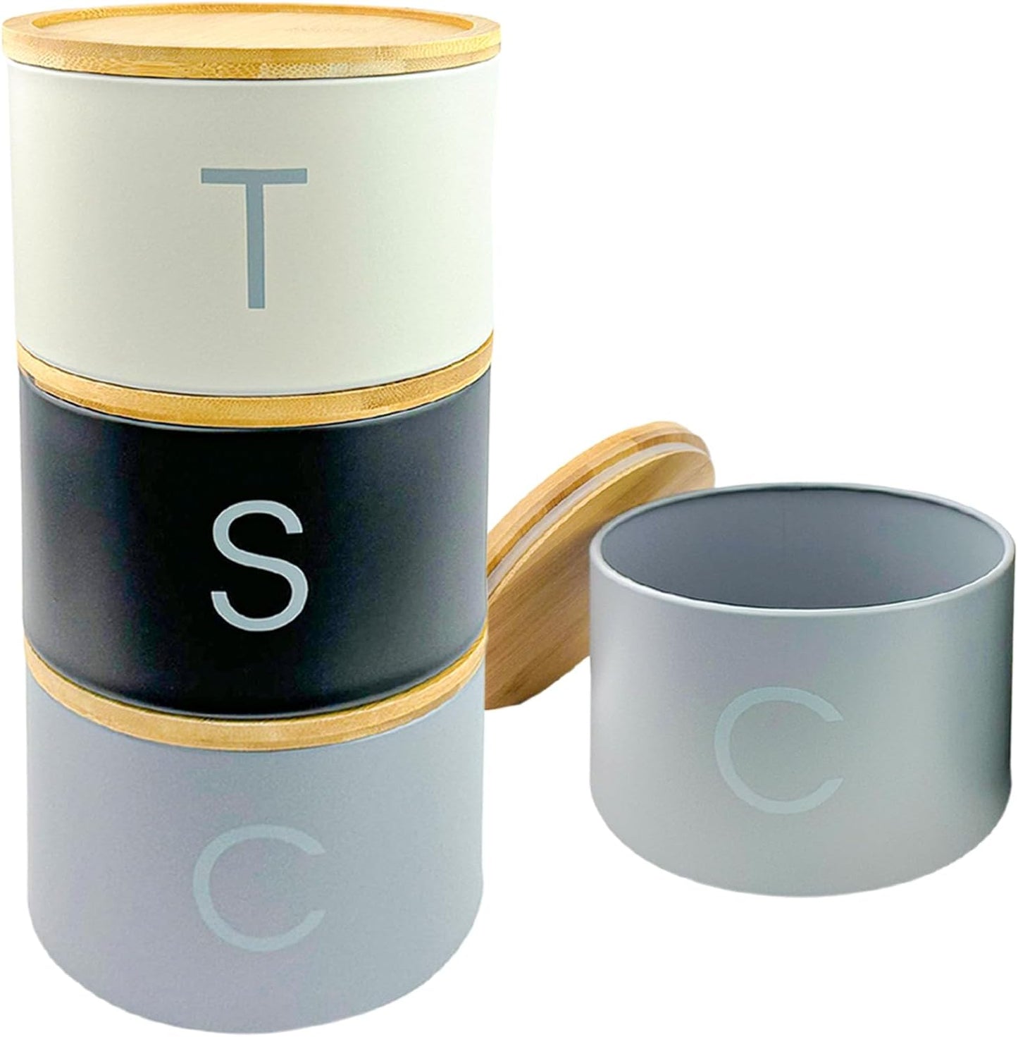 Tea Coffee Sugar Canister Set