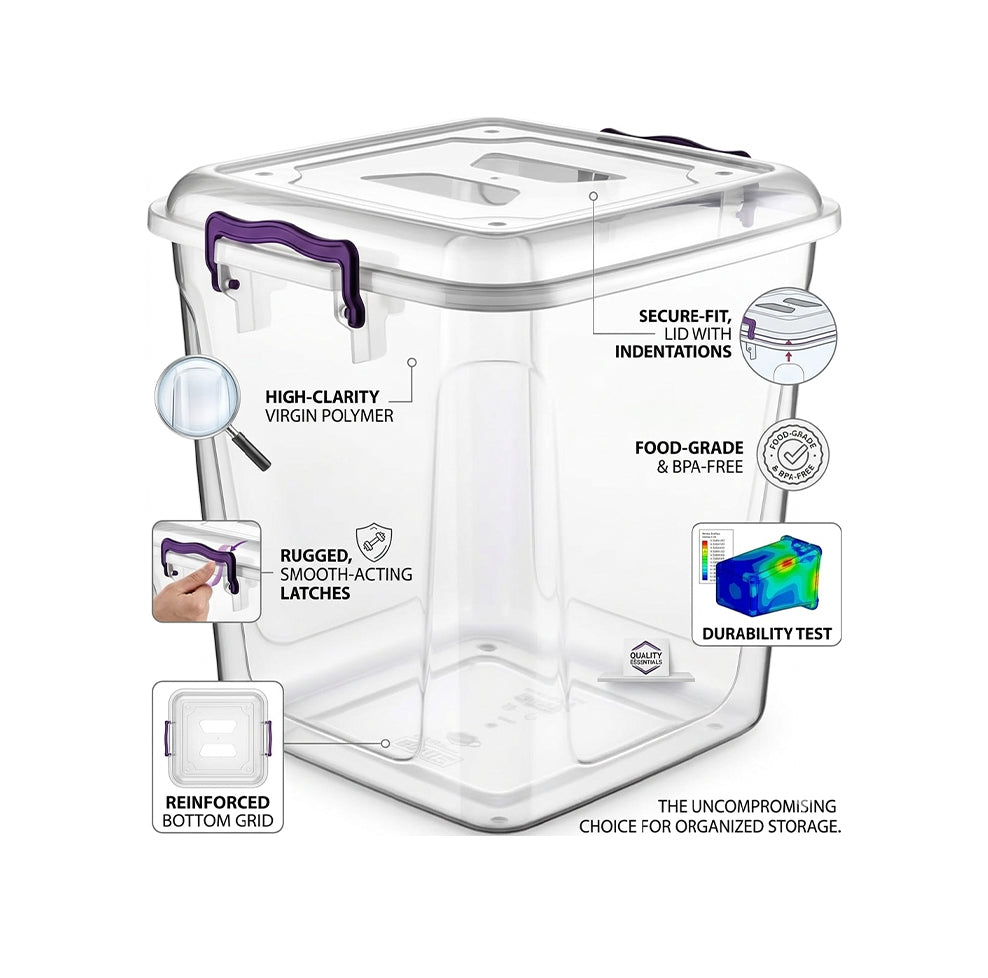 Clear Pantry Food Storage Box Set