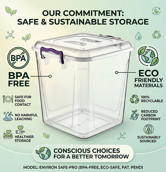 Clear Pantry Food Storage Box Set