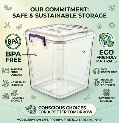 Clear Pantry Food Storage Box Set