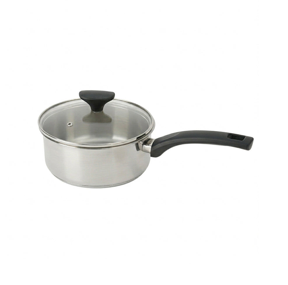 LENAK 3-Piece Stainless Steel Saucepan Set