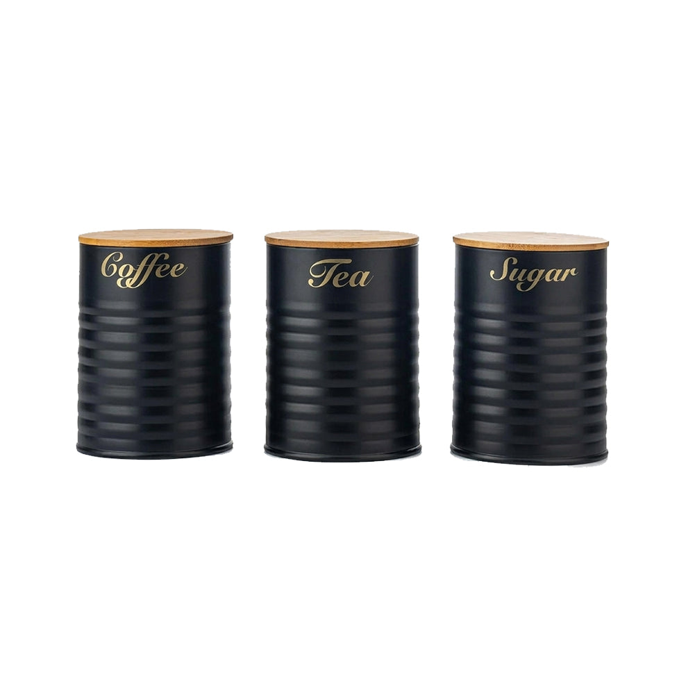 3pc Airtight Kitchen Canister Set