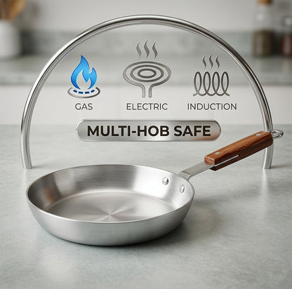 Aluminum Frying Pan Wood Handle