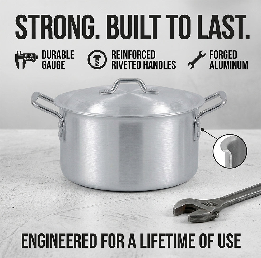 LENAK Orient Deep Aluminum Casserole