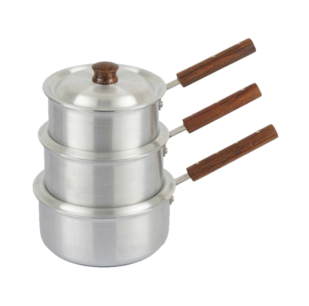 LENAK Tempo 3pc Aluminum Saucepan