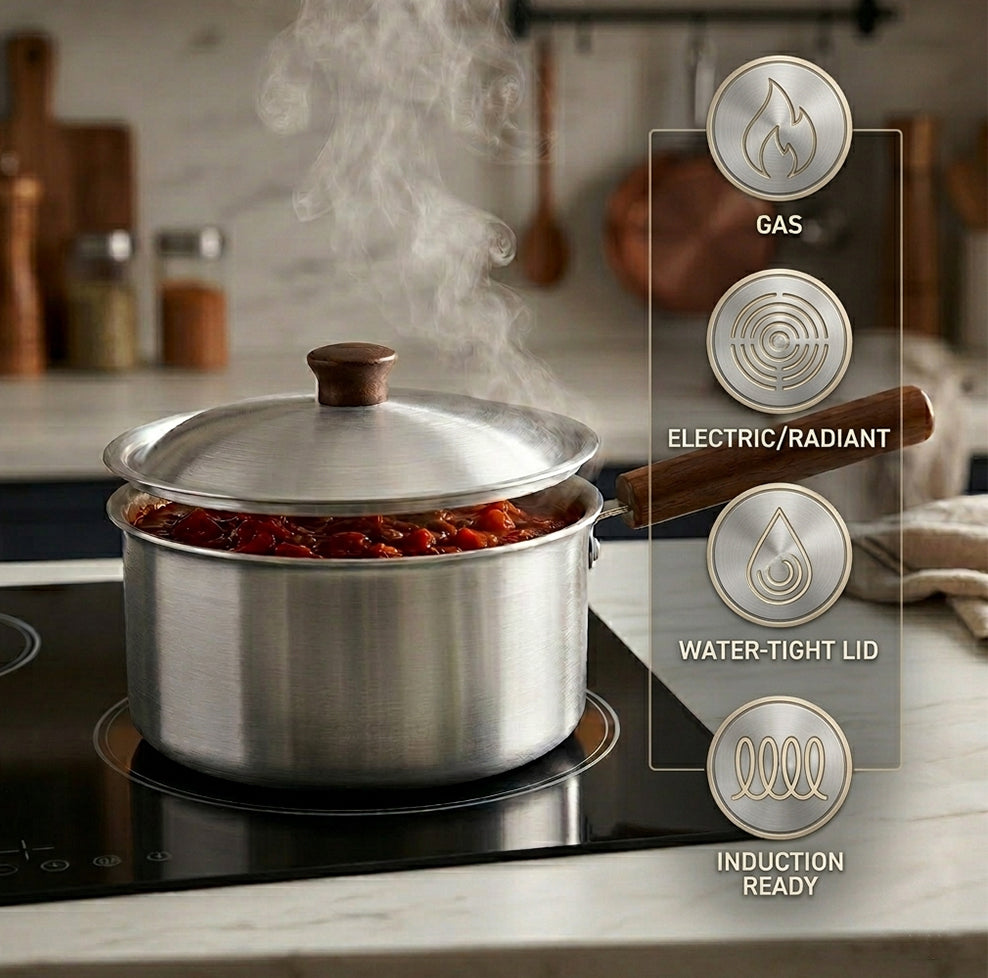 LENAK Tempo 3pc Aluminum Saucepan