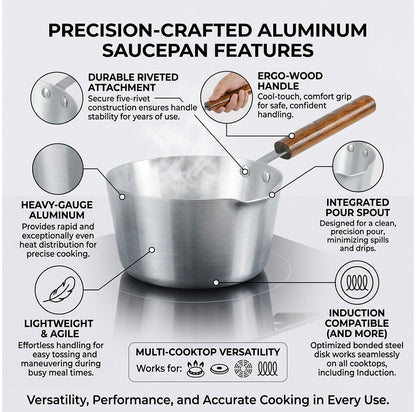 LENAK Aluminium Milk Pan