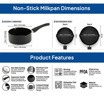 LENAK Non-Stick Induction Saucepan