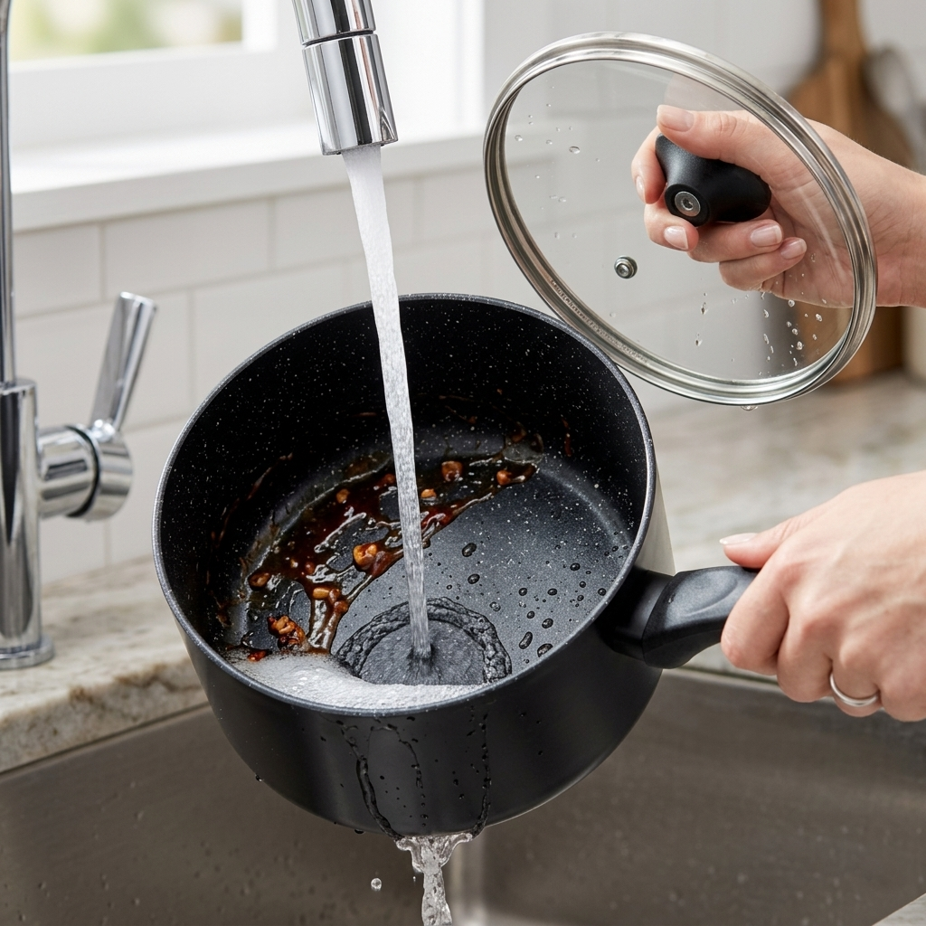 LENAK Non-Stick 3 Piece Saucepan Set