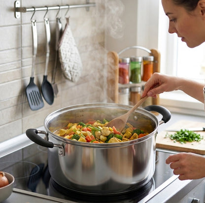 LENAK 5L Induction Stock Pot Lid