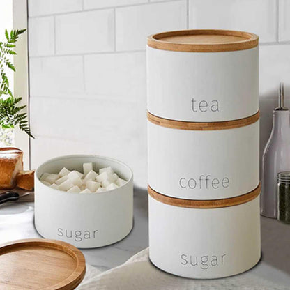 Tea Coffee Sugar Canister Set